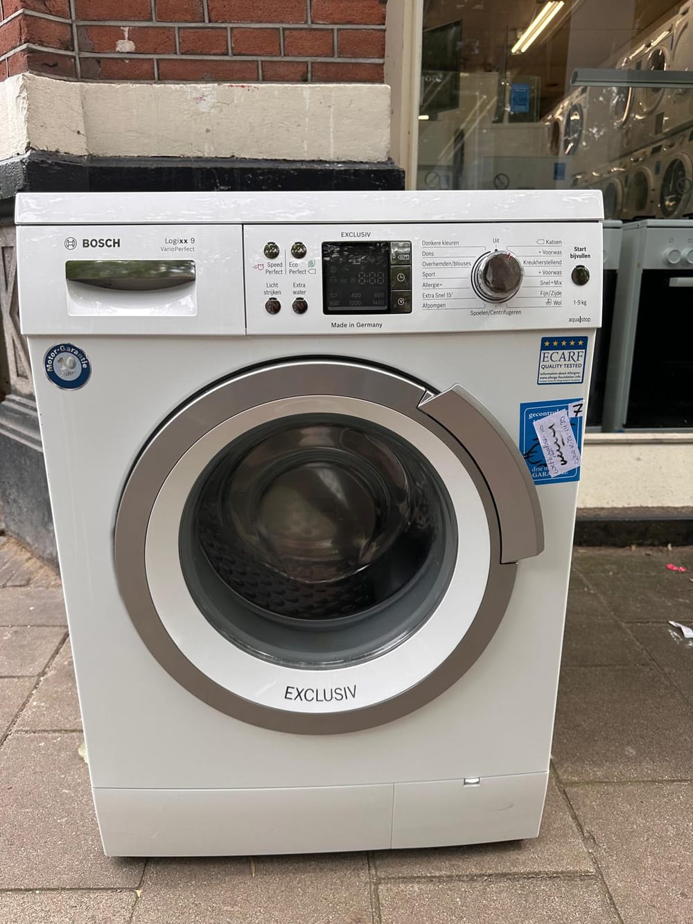 Wasmachine nieuw met lichte schade
